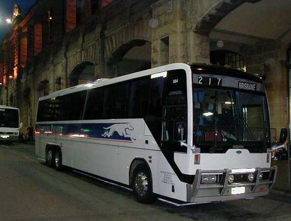 Greyhound Pioneer Scania Majestic 564